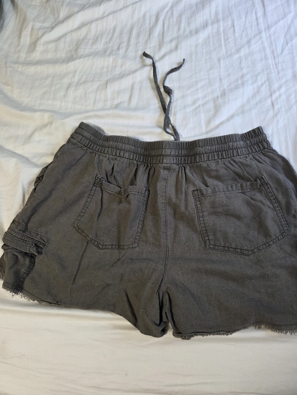Green Drawstring Shorts - Picture 2 of 3
